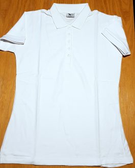 Koszulka polo damska biała 1