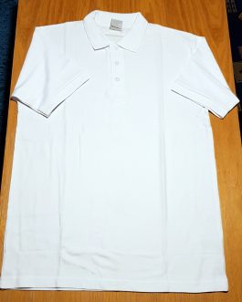 Koszulka polo męska biała 1