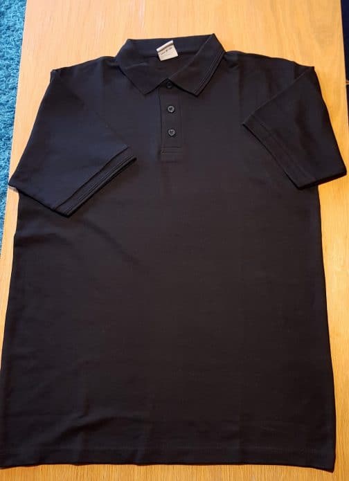 Koszulka polo męska czarna