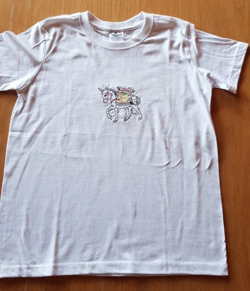 Koszulka dla dziecka z haftem
