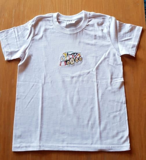 Koszulka dla dziecka z haftem